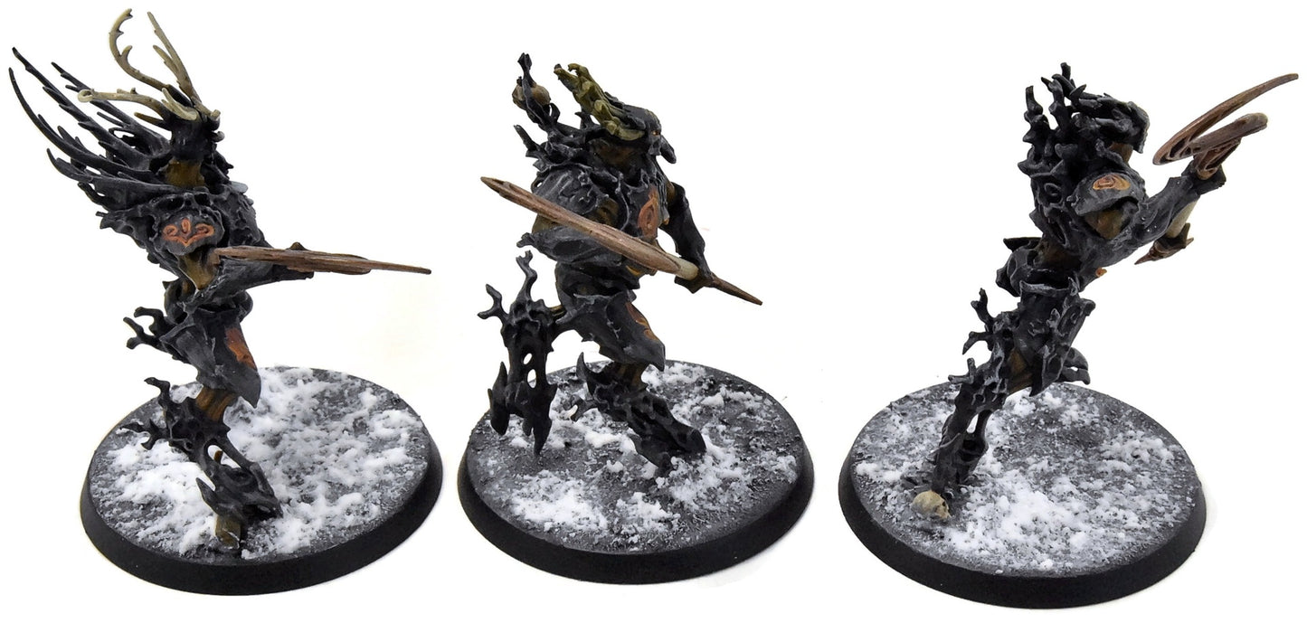 SYLVANETH 3 Kurnoth Hunters #5 WELL PAINTED Sigmar