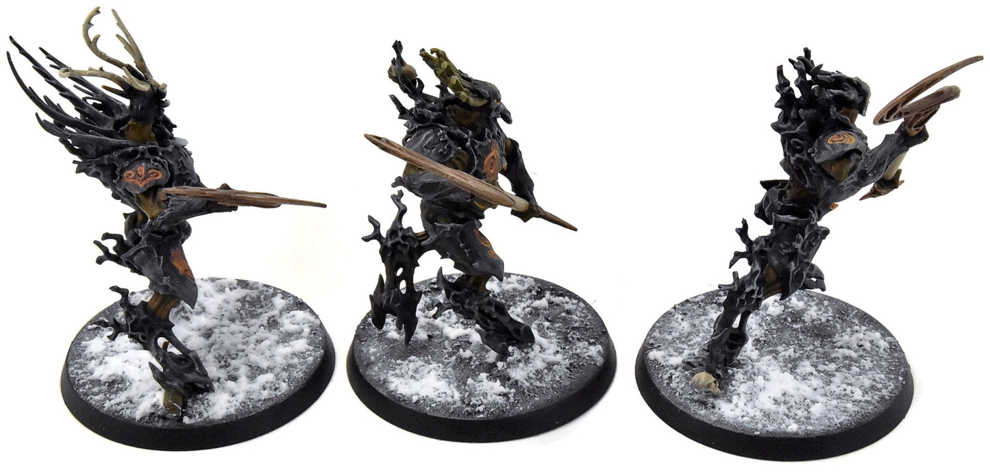 SYLVANETH 3 Kurnoth Hunters #5 WELL PAINTED Sigmar