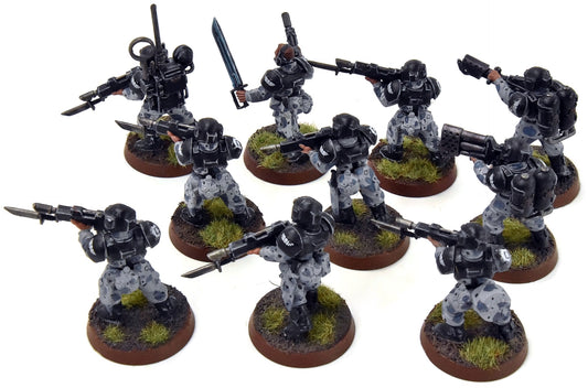 ASTRA MILITARIUM 10 Cadian Shock Troops #17 WELL-PAINTED Warhammer 40K