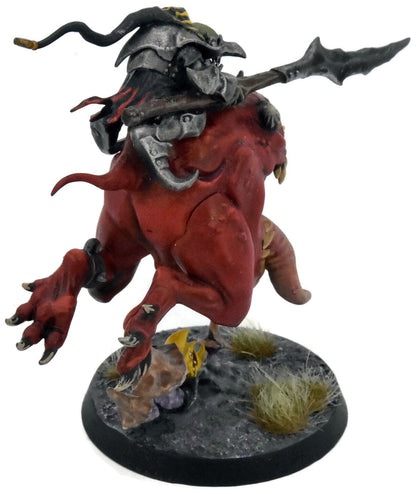 GLOOMSPITE GITZ Loonboss On Giant Cave Squig #1 WELL PAINTED Warhammer Sigmar