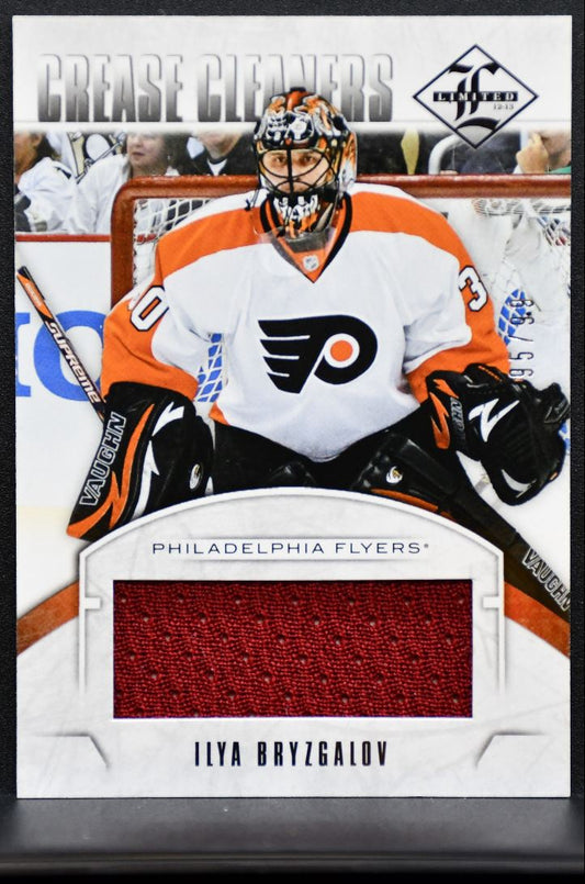 2012-13 Panini Limited Crease Cleaners Jersey Ilya Bryzgalov Flyers Jersey 5708
