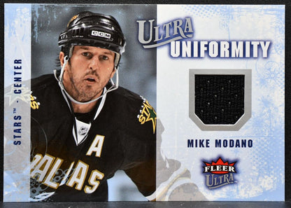 2008-09 Fleer Ultra Uniformity Mike Modano UA-MM Dallas Stars Jersey 5598