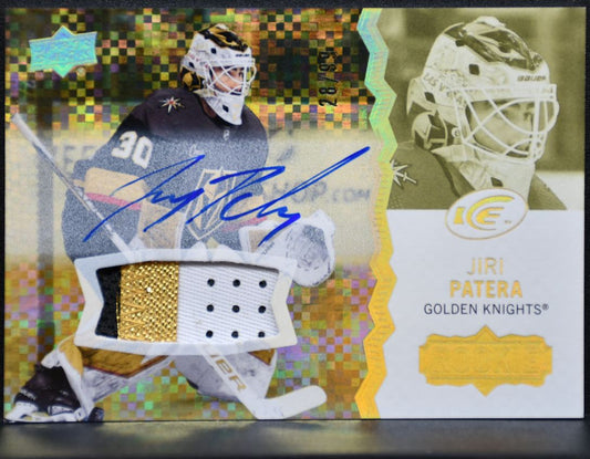 2023-24 UD Ice Rookie Patch Auto Patera Golden Knights RC Auto /99 Patch 4953