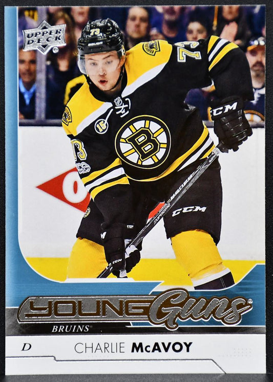 2017-18 Upper Deck Series 1 Young Guns Charlie McAvoy 242 Boston Bruins RC 5852
