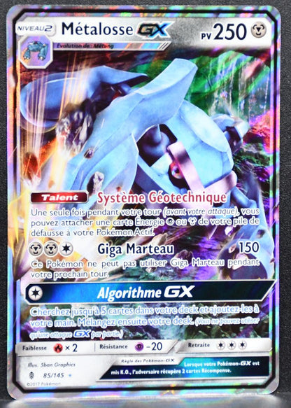 Pokémon Métalosse GX French Sun & Moon: Guardians Rising 85/145 NM French