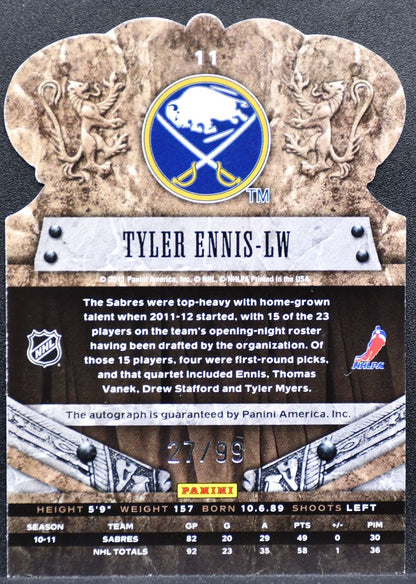2011-12 Panini Crown Royale Autographs Tyler Ennis Auto /99 1541