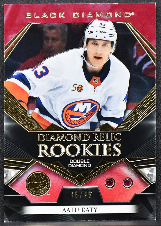 22-23 UD Diamond Relic RCs Double Diamond Aatu Raty BDR-AR Islanders RC 45/49 6484