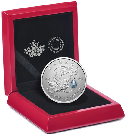 Maple Leaf Forever – 1 oz. $300 Pure Platinum Coin (2025)(249580)