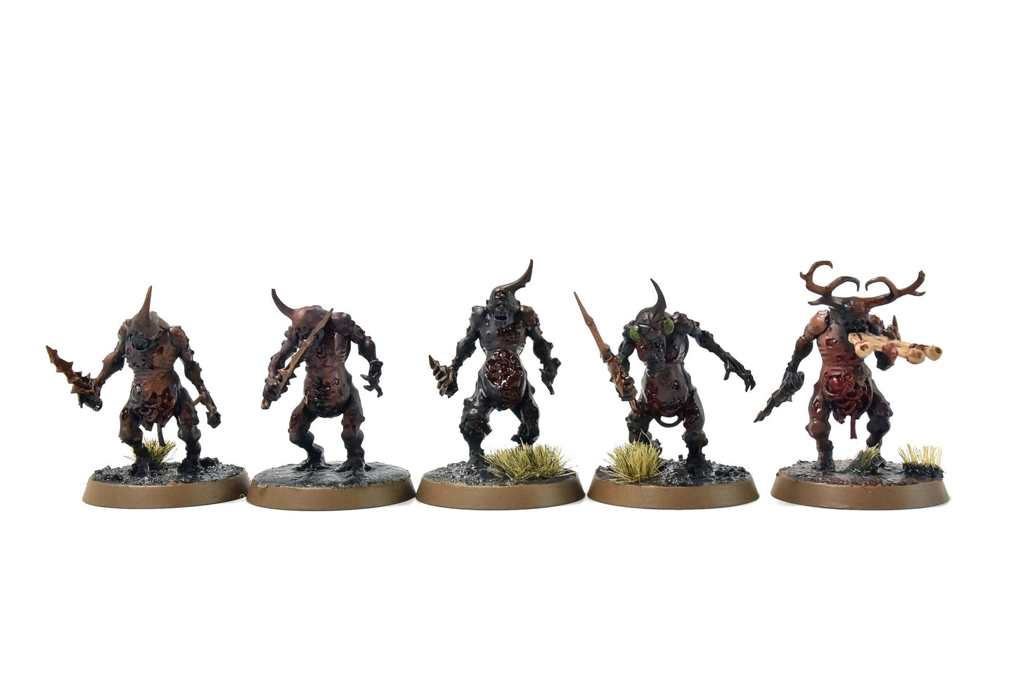 CHAOS DAEMONS 10 Plaguebearers #1 PRO PAINTED 40K SIGMAR