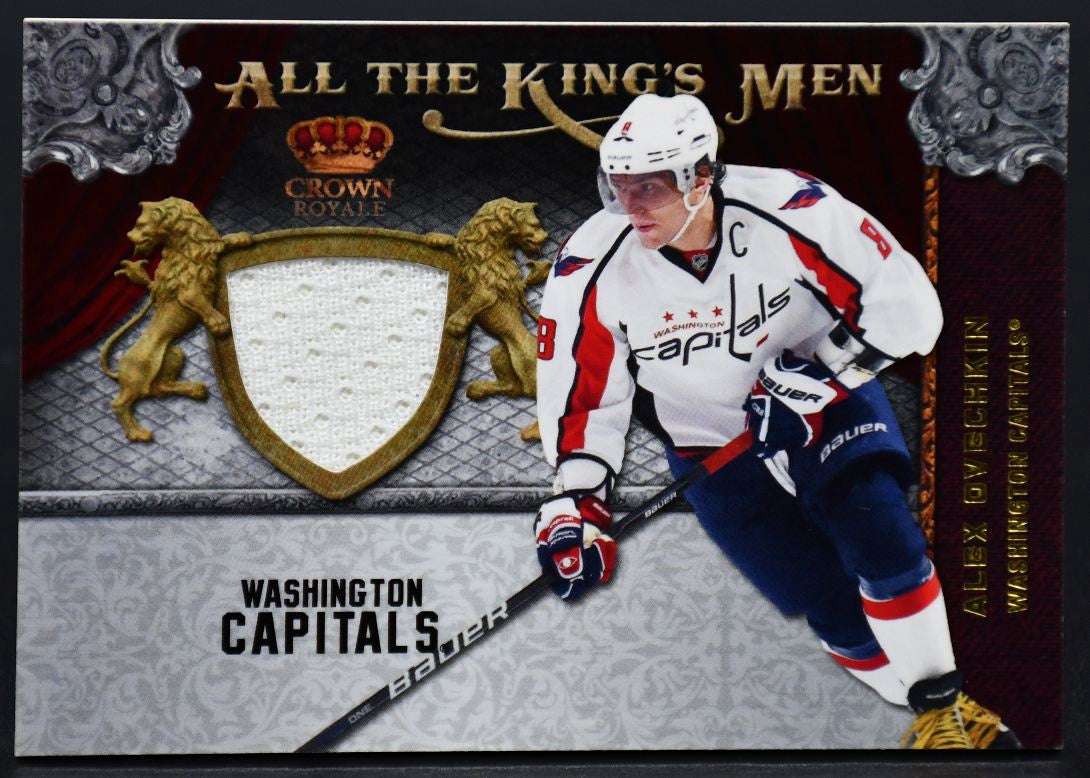 2011-12 Panini Crown Royale All The Kings Men Memorabilia Ovechkin 2 Jersey