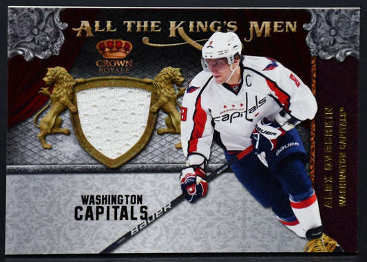 2011-12 Panini Crown Royale All The Kings Men Memorabilia Ovechkin 2 Jersey