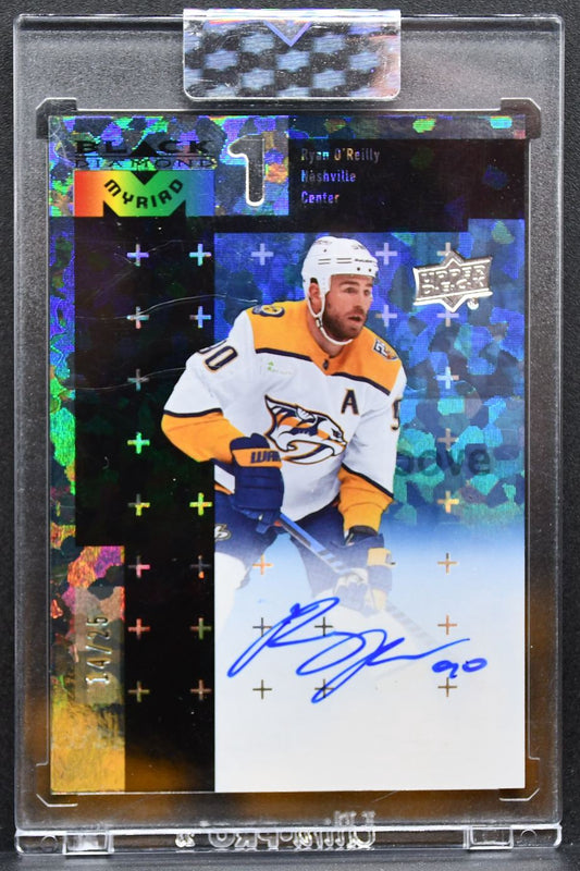 2023-24 UD Clear Cut 98-99 Black Diamond Myriad Blue Parallel O'Reilly Auto 5817
