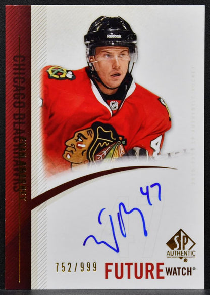 2010-11 SP Authentic Future Watch Auto Evan Brophey Blackhawks RC Auto 7019