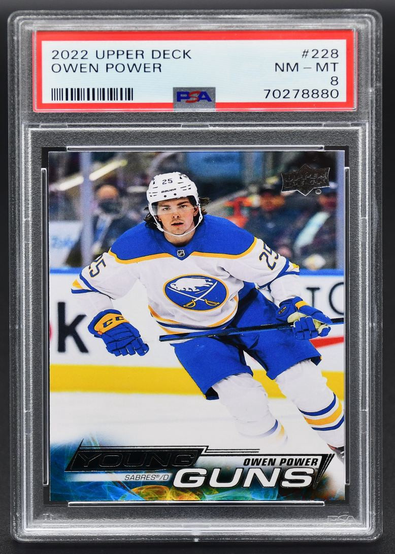 2022-23 UD Series 1 Owen Power 228 Buffalo Sabres RC