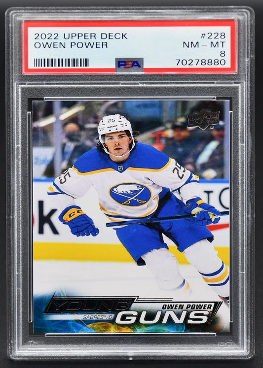 2022-23 UD Series 1 Owen Power 228 Buffalo Sabres RC