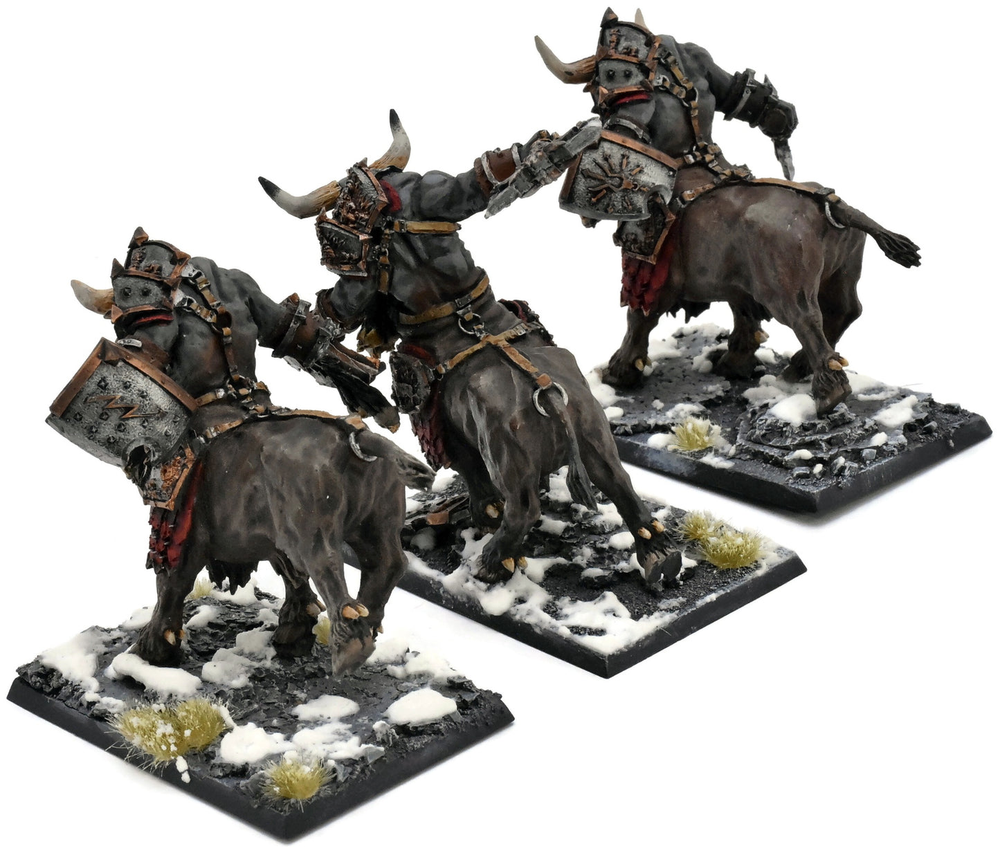 CHAOS DWARFS 3 Bull Centaur Renders #2 FORGE WORLD WELL PAINTED Fantasy