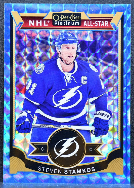 2015-16 O-Pee-Chee Platinum Blue Cubes Steven Stamkos PS-SS Lightning 58/75 6885
