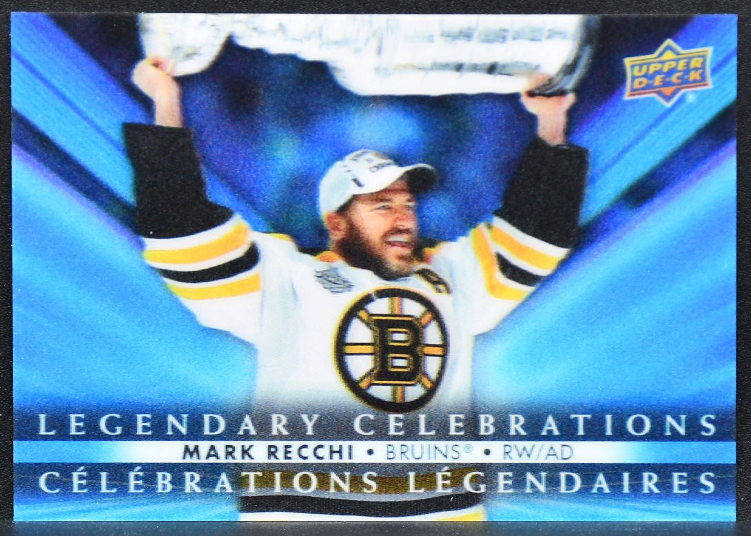 2023-24 UD Tim Hortons Legendary Celebrations Mark Recchi LC-10 Bruins 6962