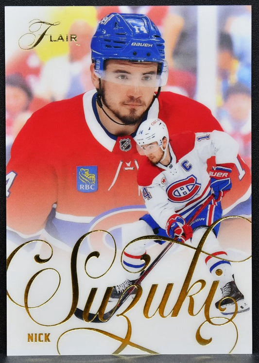 2025-26 Flair Nick Suzuki 65 Montreal Canadiens 5503