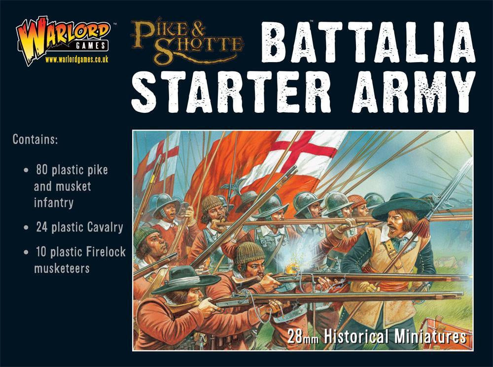 Pike & Shottle Battalia Starter Army Box (80 Inf, 24 Cav, 10 Firelocks)