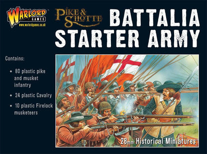 Pike & Shottle Battalia Starter Army Box (80 Inf, 24 Cav, 10 Firelocks)