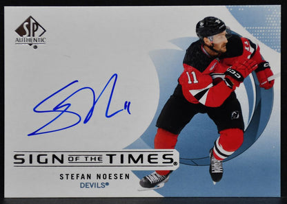 2024-25 SP Authentic Sign of the Times Stefan Noesen SOTT-SN Auto
