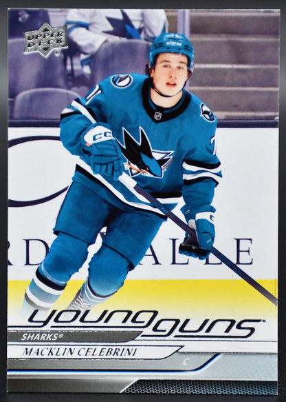 2024-25 UD Series 2 Macklin Celebrini 451 San Jose Sharks RC