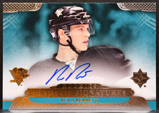 2013-14 UD Ultimate Collection Rookies Signatures Beau Bennett RC Auto 7194
