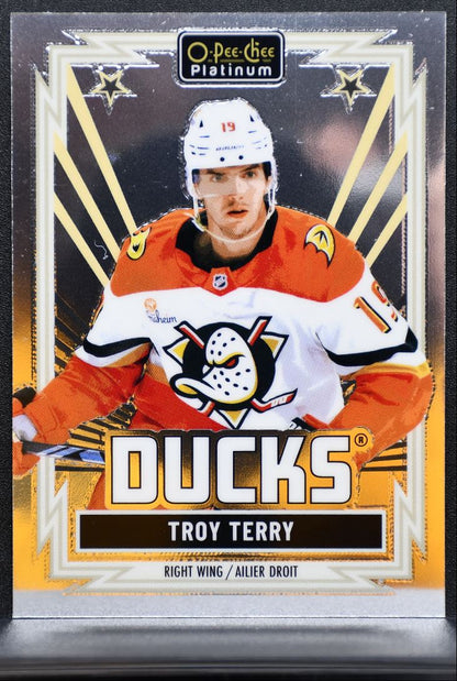 2025-26 O-Pee-Chee Platinum Retro Troy Terry R-56 Anaheim Ducks 3673