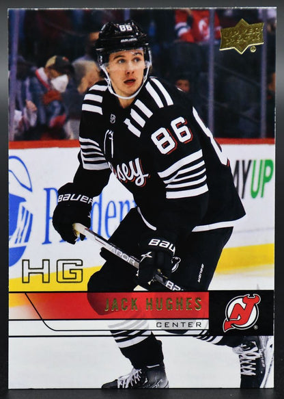 2021-22 UD Extended Series Jack Hughes T-41 New Jersey Devils