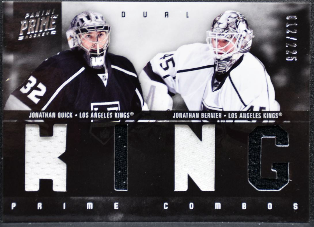 2011-12 Panini Prime Combos Jersey Bernier/Quick /225 Jersey 2395