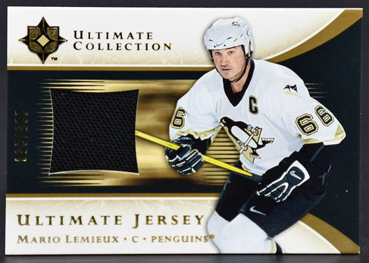Maillot Ultimate Collection UD 2005-06 Mario Lemieux J-ML 225/250