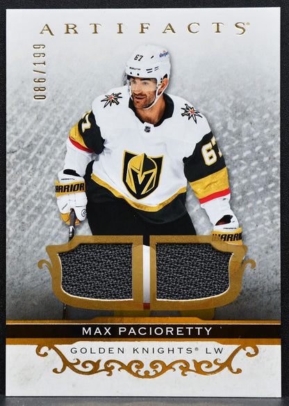 2021-22 UD Artifacts Gold Materials Max Pacioretty 086/199 Jersey 4539