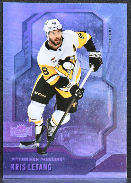 2024-25 SkyBox Metal Universe Purple Spectrum FX Kris Letang 26 Penguins /199 1152