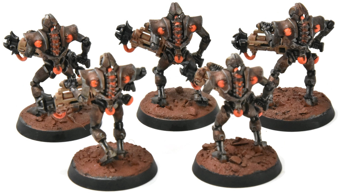 NECRONS 5 Immortals #1 WELL PAINTED Warhammer 40K