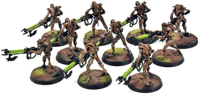 NECRONS 10 Warriors #2 Warhammer 40K WELL PAINTED 1467