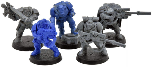 SPACE MARINES 5 Scouts with Sniper Rifles #7 Warhammer 40K