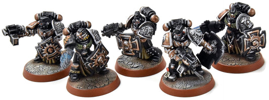 SPACE MARINES 5 Veterans #10 PRO PAINTED Warhammer 40K