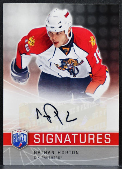 2008-09 Upper Deck Be A Player Signatures Nathan Horton S-NH Panthers Auto 9342