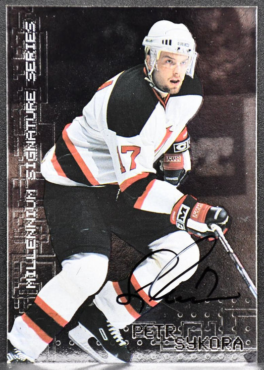 1999-100 Be a Player Millennium Signature Series Petr Sykora 145 Auto 3238