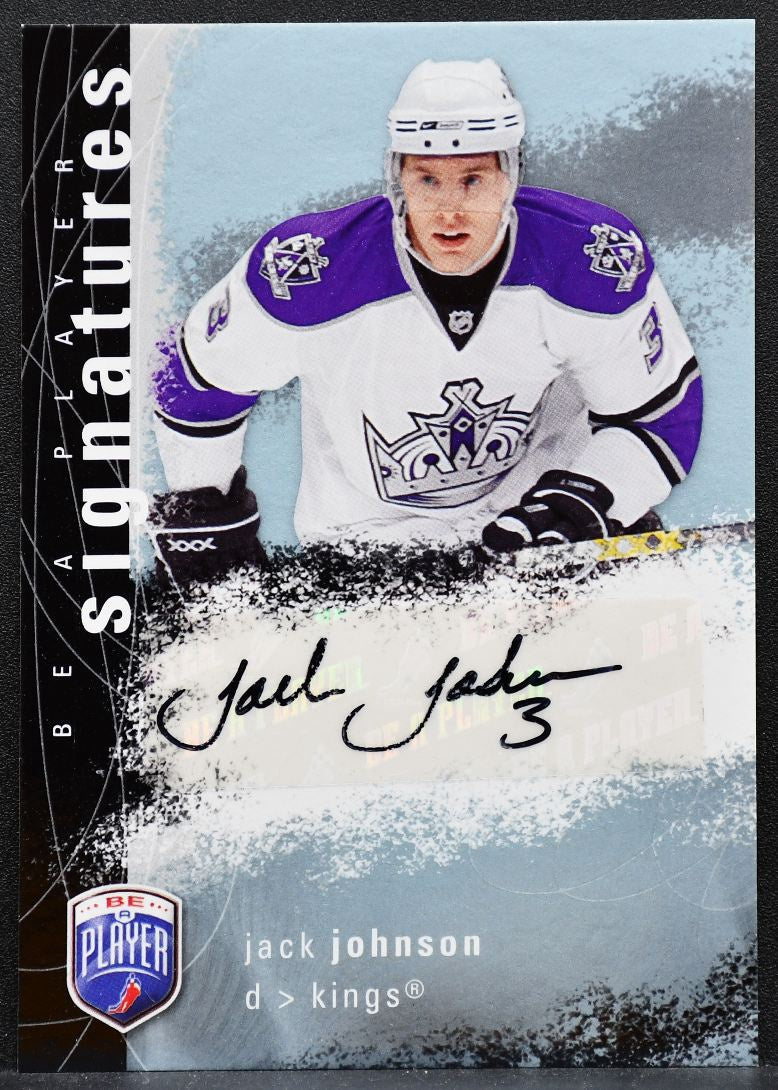 2007-08 Upper Deck Be a Player Signatures Jack Johnson S-JJ Kings Auto 2336