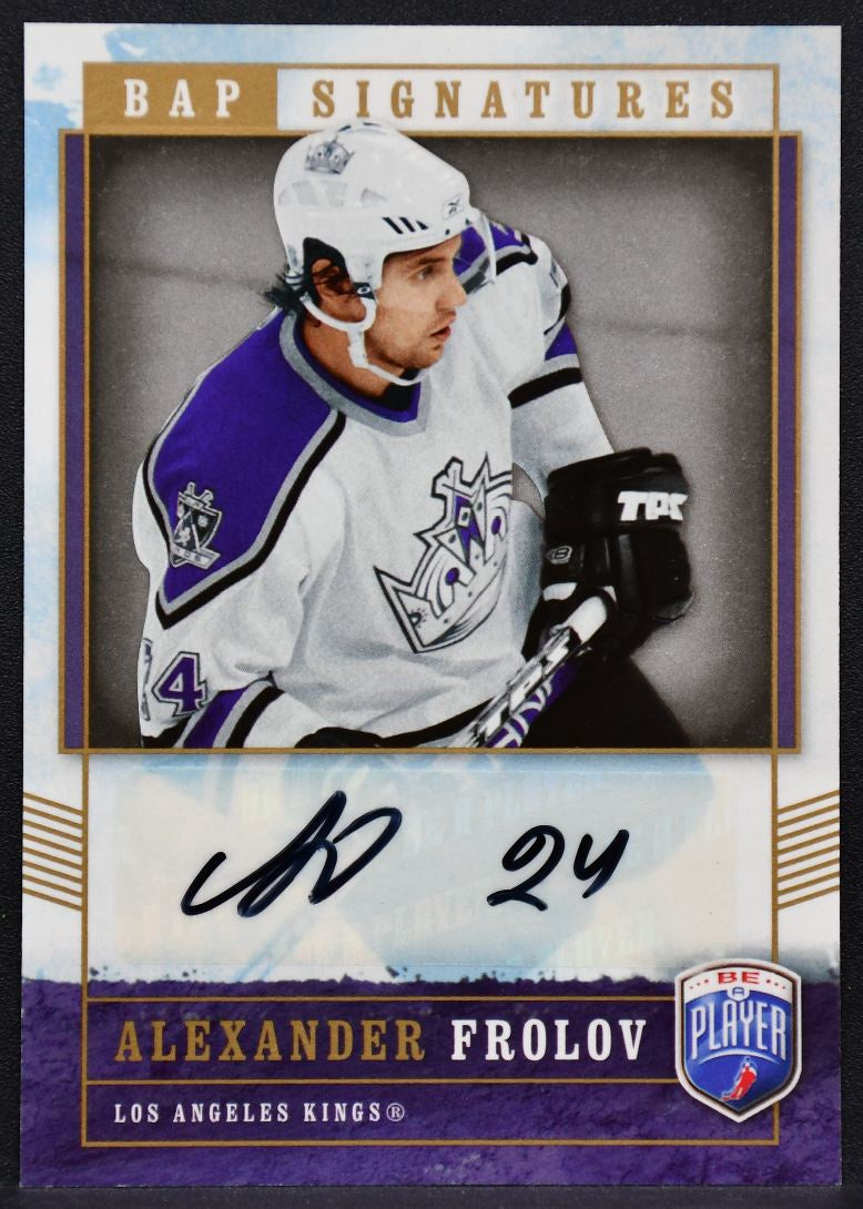 2006-07 Upper Deck BAP Signatures Alexander Frolov AF Kings Auto 2520