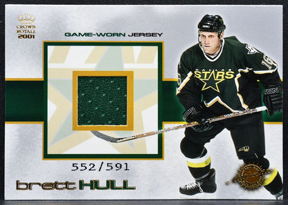 2000-01 Pacific Crown Royale Jersey Brett Hull Dallas Stars 552/591 Jersey 3315