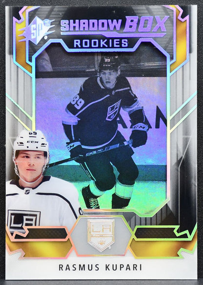 2021-22 SPx Shadow Box Rookies Rasmus Kupari SB-18 Los Angeles Kings RC 0436
