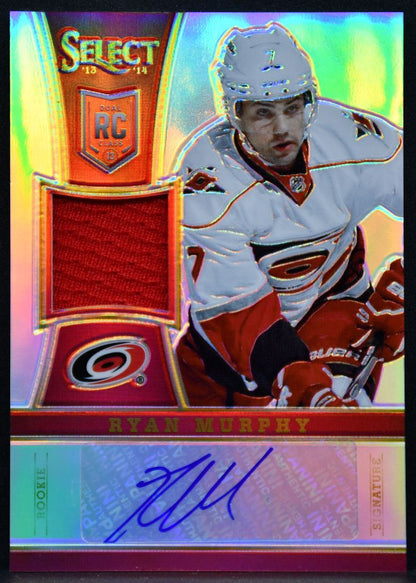 2013-14 Panini Select Rookie Prizms Autographs Murphy 273 RC Auto Jersey 3955