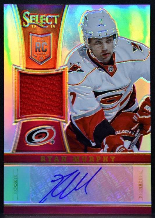 2013-14 Panini Select Rookie Prizms Autographs Murphy 273 RC Auto Jersey 3955