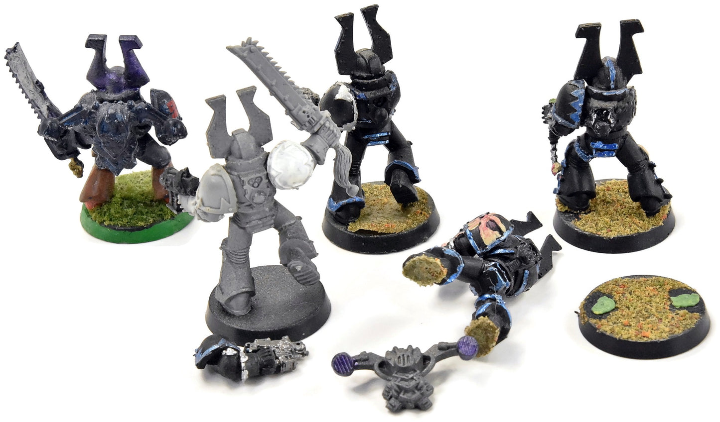 CHAOS SPACE MARINES 5 Khorne Berzerkers #4 Missing Two Arms Warhammer 40K