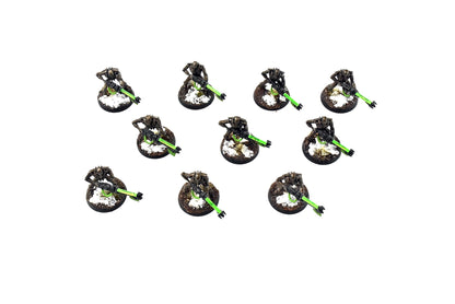 NECRONS 10 NECRON Warriors #6 WELL PAINTED Warhammer 40k