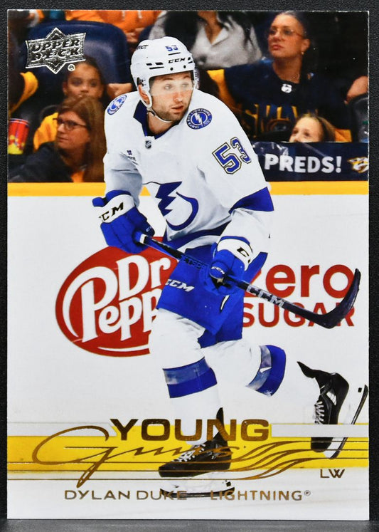 2025-26 Upper Deck Series 1 Young Guns Dylan Duke 249 Lightning RC 4056
