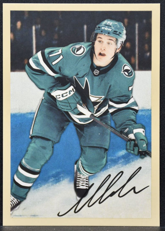 2024-25 Parkhurst Champions Retros Macklin Celebrini 7 San Jose Sharks RC 1937